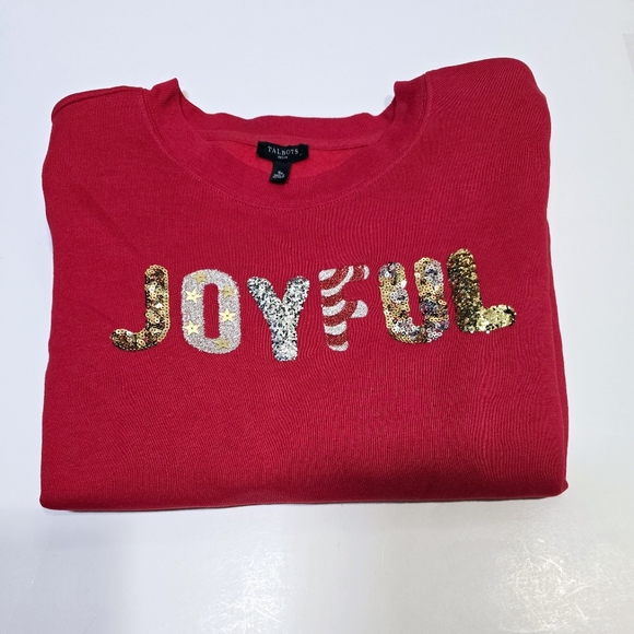 Talbots Joyful Sweatshirt size SP - Picture 7 of 7